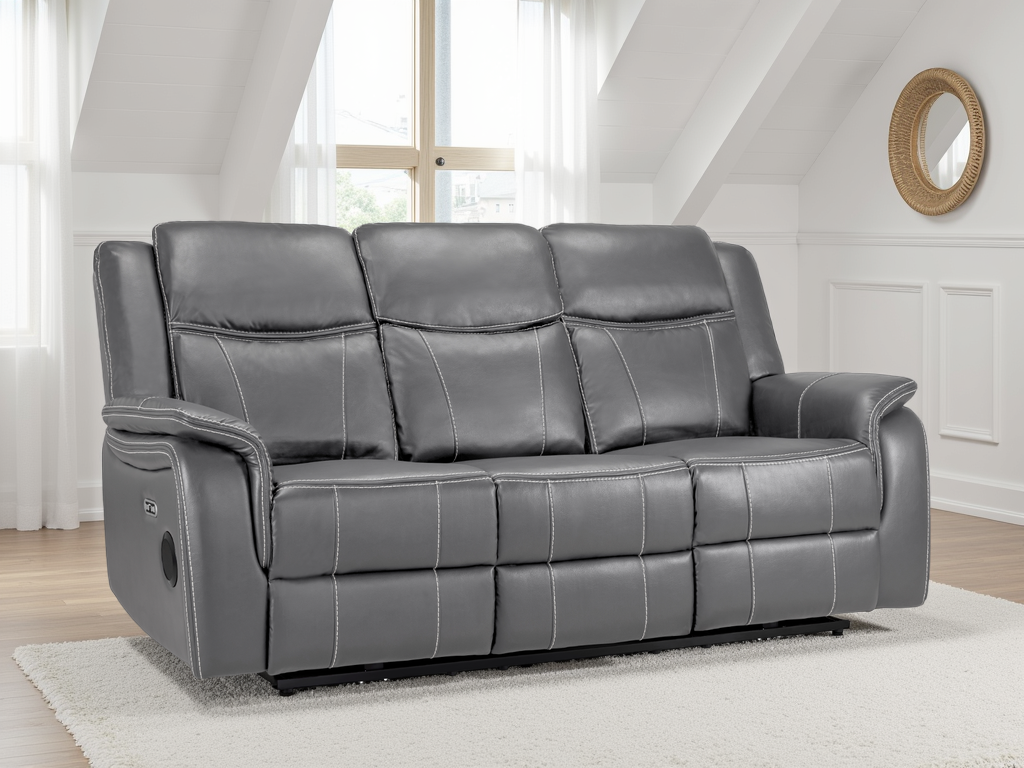 Eclipse Electric Recliner Sofa with Speakers (3+2+1 Seater)