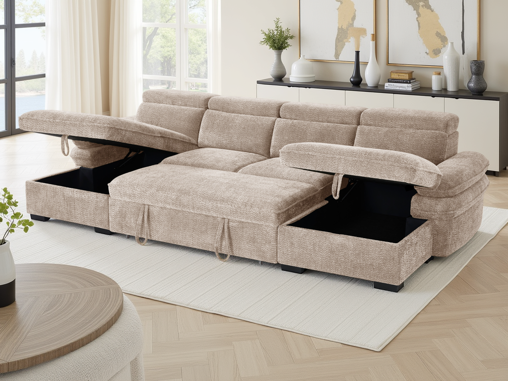 Florence U Shape Sofa Bed