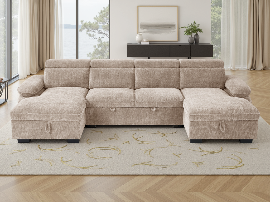 Florence U Shape Sofa Bed