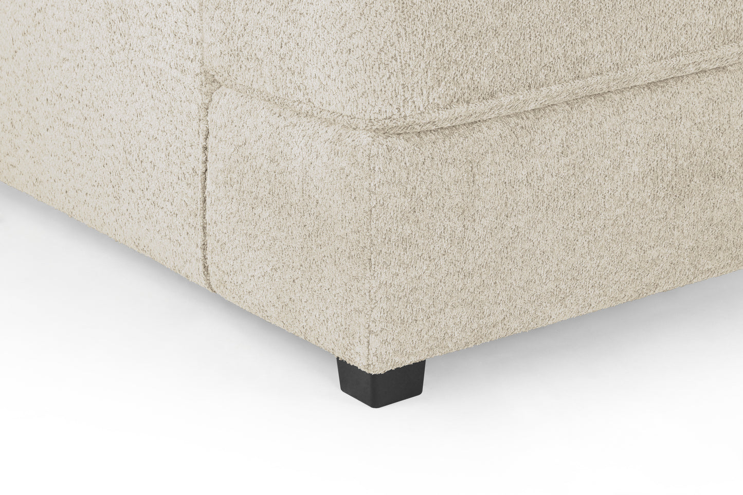 Carnaby Bouclé U Shape Corner Sofa with Footstool