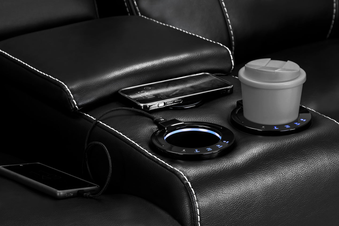 Eclipse Electric Recliner Sofa with Speakers (3+2+1 Seater)