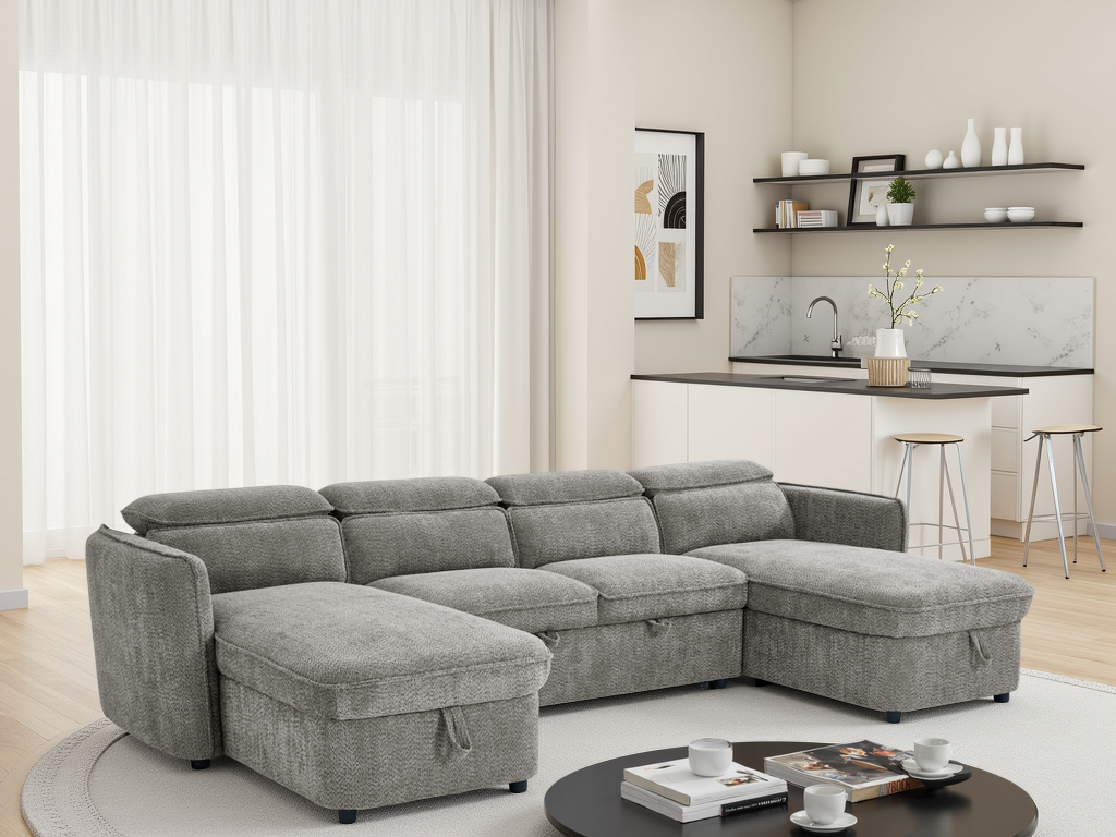 Milan U Shape Sofa Bed