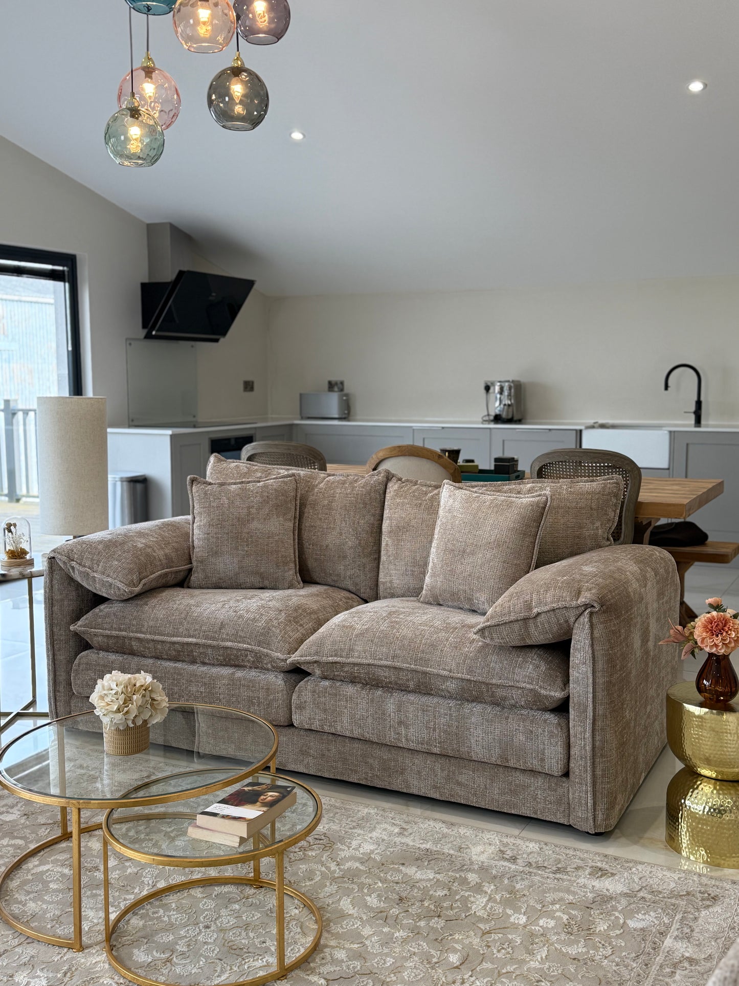 Savoy Chenille Sofa Set (3+2 Seater)