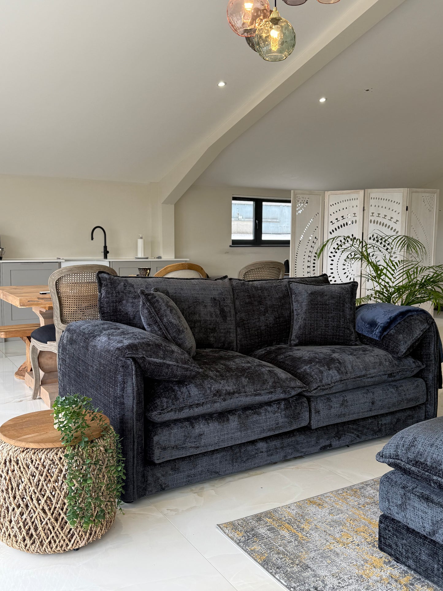 Savoy Chenille Sofa Set (3+2 Seater)